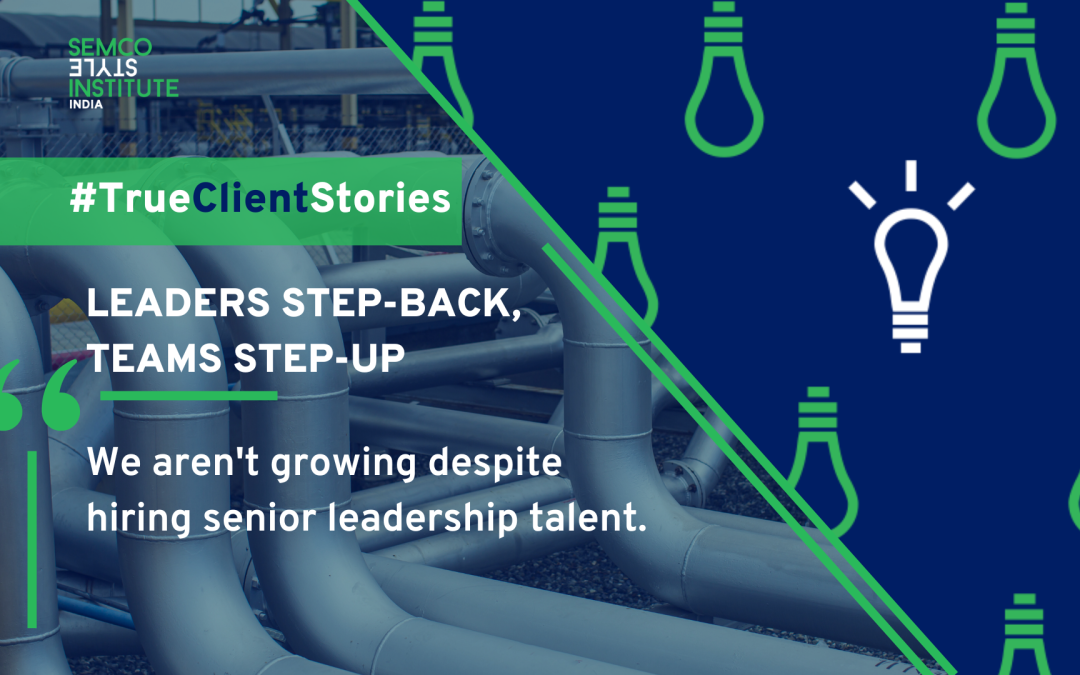 Leaders step-back Teams step-up